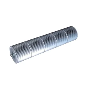 LONGWELL Fan Blade Aluminum High Strength Air Curtain Aluminum Tangential Fan Blade Customized Cross Flow Fan Impeller