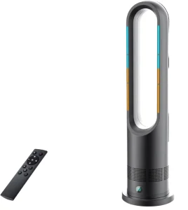 LOVFE Electric Oscillating Stand Fan Floor Standing Fan Smart Circulating Silent Fan with 8 Speeds