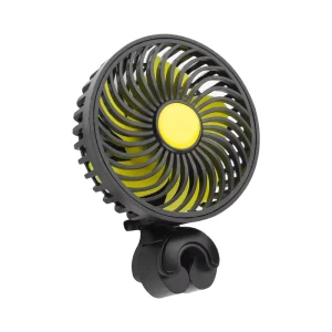 LS Car Fan 12V Car Fan Three Gear Lighter Powered No Damage Powerful Heat Dissipation Car Seat Fan for Truck Cab