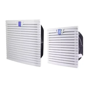 Large Air Volume Wall Mounted Axial Cooling Exhaust Fan Touch Control Distribution Cabinet Square Hole Shape Enhanced Heat