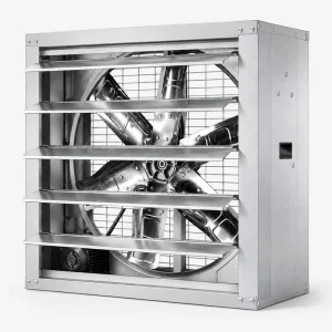 Large Airflow Wall Mounted Industrial Exhaust Fan Galvanized Steel Louver Fan for Warehouse Greenhouse Poultry House