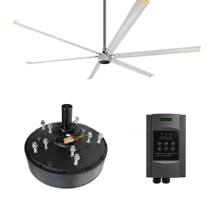 Large Hvls Fans Commercial 12ft 14ft 220v 380v HVLS Fans High Volume Low Speed Ceiling Fan for Large Space Cooling