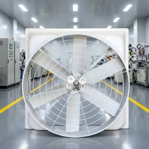 Large Industrial Electric FRP Exhaust Fan with Full Copper Motor OEM ODM Customizable Wall Mounted
