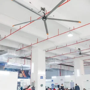 Large Size 18ft-24ft High Volume HVLS Fan Industrial Ceiling Fan for Factory Warehouse Roof Mounted Cooling