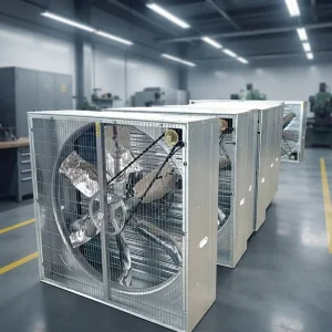 Large-volume Electric Barns Warehouses Push-pull Axial Wall-mounted Exhaust Fan with Stainless Steel