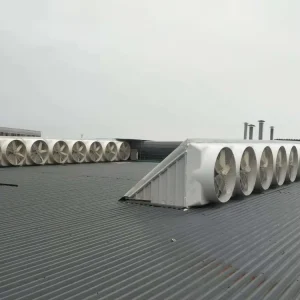 Larger Air Volume Electric Industrial Wall Mount FRP Ventilation Exhaust Fan for Factory Workshop