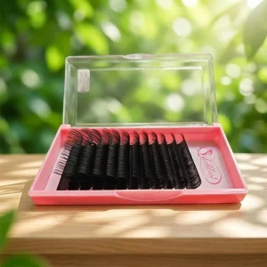 Lash Supplies Eyelash Extensions Trays Volume Fan Eyelashes Lash Extension Matte Dark Trays 03 Lash Extensions