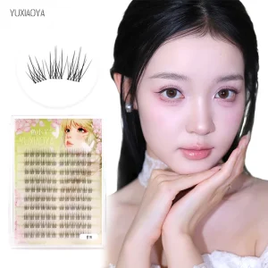 Latest Cluster Eyelashes Three Step Easy to Apply Lashes Fan Lash Clusters Single Cluster Eyelashes From Eyelash Factory
