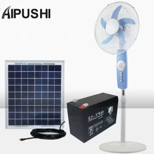 Latest Style High Quality Elegant Electric Fan 12v Solar Powerful Large Rechargeable Fan for Indoor Use