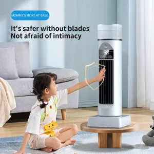 Leafless Spray Fan Household Desktop Tower Fan air Conditioner Fan Cooling Fan Refrigeration Fan Desktop USB Swivel Fan