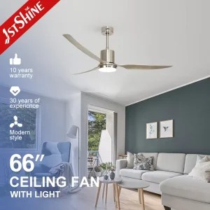 Led Ceiling Fan 66 Inch Energy Saving 6 Speeds Remote Control Modern DC Motor Celling Fans Light