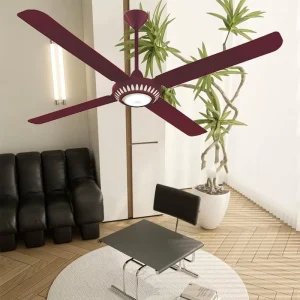 Led Electric Plastic Fan Portable Ceiling Fans 56 Inch Ventilateur