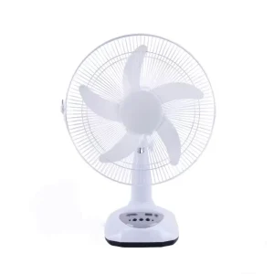 Lightweight Easy to Use 14 Inch AC DC Portable Solar Table Fan Smart Rechargeable Fan Supported Solar Power Supply Daily Use
