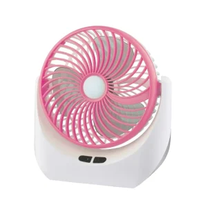 Lithium Rechargeable Mini Table Fan with LED Light JY-1880