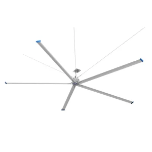 Logistic Center Energy Saving Ventilation Industrial Ceiling Fan Low Noise High Efficiency Bauer BONFIGLIOLI Motors 7200mm