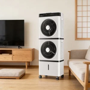 Long Distance Air Supply High-speed Cooling Fan with 12H Timer for Instant Cooling Fan Evaporative Air Cooler