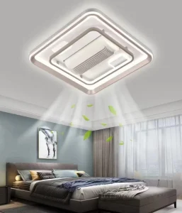 Long Lasting Ceiling Fan with Light and Remote for Bedroom Featuring an ultra Bright LED Fan Light Set for Extended Usage
