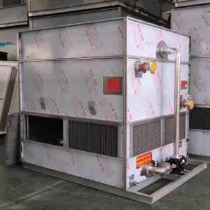 Long Service Life Refrigeration Closed Cooling Tower Industrial 10t 800Ton Square Closed Counter Flow Fan Water Tower