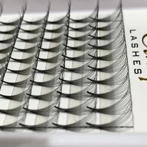 Long Sharp Stem 3D-10D Premade Volume Fan Lashes 0.07mm Pointed Narrow Base Extensions