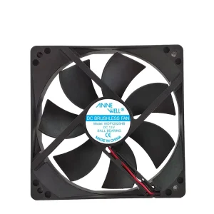 Long-life 12025 120*120*25mm High Speed Dc Cooling Fan 12v 120x120x25 with Double Ball Bearing Frequency Converter Cooling Fan