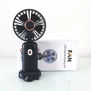 Lonvel Mini Desktop USB Desk Table Fans Rechargeable Air Circular Hand Fan Outdoor Handheld Portable Foldable Electric Mini Fan