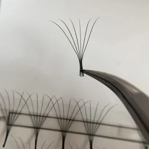 Loose Base 10D Premade Fans 0.03mm 0.05mm 0.07mm 6D 8D 10D 12D Promades Volume Fan Eyelashes with Wrappable Base
