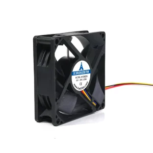 Low Noise 8025 80mm 12 Volt DC Cooling Fan 2 Pin 3 Pin 4 Pin PWM Brushless Axial Fan 80x80x25mm for Electronics Cooling