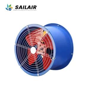Low Noise Heat Resistant Electric Exhaust Fan Industrial Axial Flow Free Mount Bracket for OEM Flexible Installation