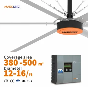 Low Noise Low Rotation Speed Energy Efficient Summer Winter Dual Purpose Industrial Fan