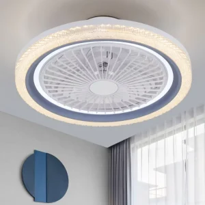 Low Noise Modern Decorative Bedroom Ceiling Fan Lamp Remote Control Bldc Led Ceiling Fan With Lights