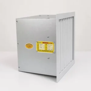 Low Noise Slim Profile Square Panel Wall Mounted Axial Fan for Commercial Shop Conference Room Exhaust