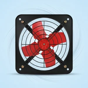 Low Noise Ventilation Fan Industrial Square Exhaust Fan with Electric Motor 4 Blades