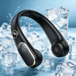Low Price High Quality Neck Fan Wearable Hands Free Mini Outdoor Heat Dissipation Portable Cooling Fan Summer Gift