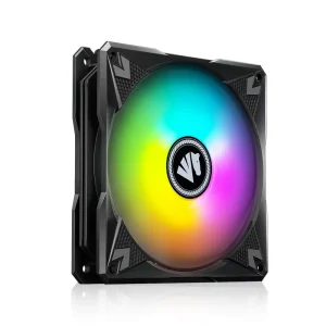 Low Price Stock Items Black 120mm Aluminum RGB Cooling Fan for Computer Case