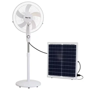LumaNaga XY 168 Solar Powered 16inch Rechargeable Fan with Electric Speeds Brush Motor Technology Portable for Home Use