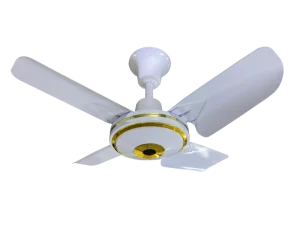 Luxury Ceiling Fan 30W DC Motor 25 Inch 4 Blade Metal Design Remote Control Energy Saving Silent Bedroom Meeting Room