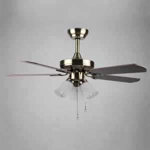 Luxury Design 42inch 5 Blades Ceiling Dining Room Fans with Remote Control Ceiling Fan with Light