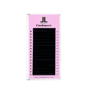 Lymee Beauty Eyelash extension vendor Private Label Eyelash Extensions Silk Clusters B Curl Eyelash Extensions