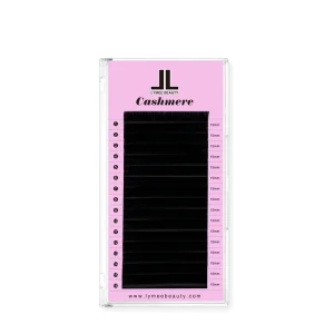 LymeeBeauty Custom Easy Fans 0.03 Mega Volume Eye Lash Extensions Supplies Matte Black Cashmere Lash Extensions
