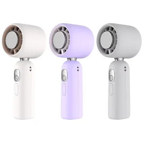 M03max Factory Portable Mini USB Rechargeable Foldable Handheld High Speed Digital Display Ice Compress Wearable Fan