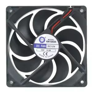 MEIXING GX12025 12V 24VDC 120x120x25mm DC Axial Flow Fan Brushless Hydraulic Bearing DC Cooling Fan