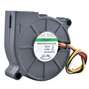 MF50150V3 C01A F99 50x50x15mm DC5V 0.54W 3300rpm Radial Fan with Plastic Blades Free Standing Automotive Cooling Fan