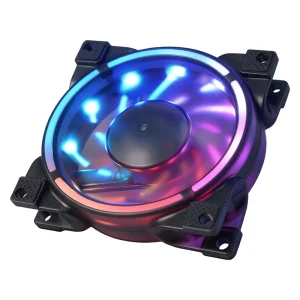 MF8025 8cm Silent ARGB Intelligent Temperature Control Radiator Fan Doctor Series Cooling Fans Plastic for Computer Case