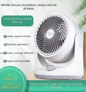 MG F22 Desktop Air Circulation Fan 35W Stepless Speed Regulation Portable Turbo Cooling Table Fan for Home Office 220V