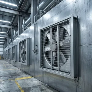 MX 1060# 1060x1060x400mm Galvanized Sheet Wall Mounting Direct Driven Extractor Fan