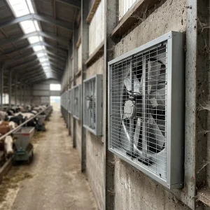 MX 1750# 1750*1750*400mm Galvanized Iron Wall Mounting Ultra Big Direct Driven Exhaust Fan
