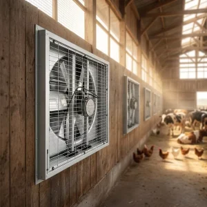 MX 800# 380v 50hz 24 Inch Direct Drive Mini Small Wall Mounted Farming Equipment Window Cooler Industrial Fans for Sale