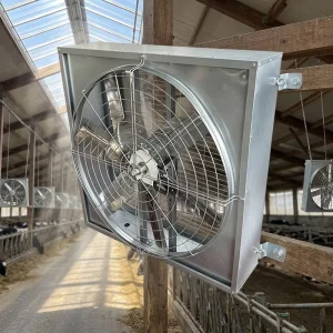 MX-H1000 1000*1000*280MM Hanging Direct Drive Cowshed Cross Flow Fan Oxtall Exhaust Fan Industrial with Hook