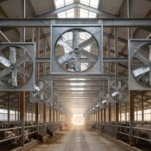 MX H900 30 Inch Cow Stable Animal Husbandry Livestock Dairy Farm Ceiling Ventilation Exhaust Cooler Fan with Wall Hanging Hook