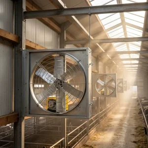 MX H900 Barn Cooling Exhaust Fans Hanging Industrial Ventilator with Hooks Belt Drive
